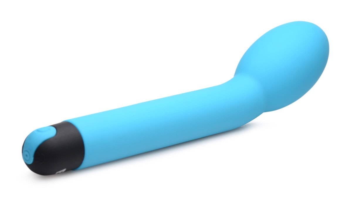 10X Silicone G-Spot Vibrator - Blue - Image 4