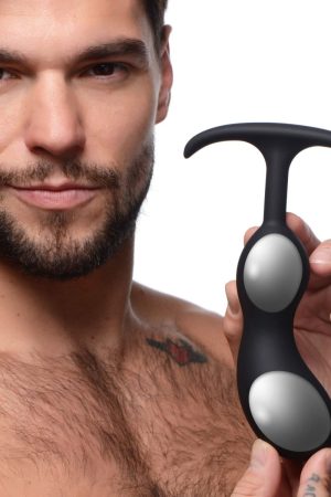 Premium Silicone Weighted Prostate Plug - Large