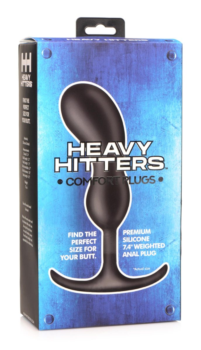 Premium Silicone Weighted Prostate Plug - Large - Image 5