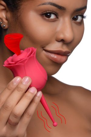 Bloomgasm Rose Buzz 7X Silicone Clit Stimulator and Vibrator