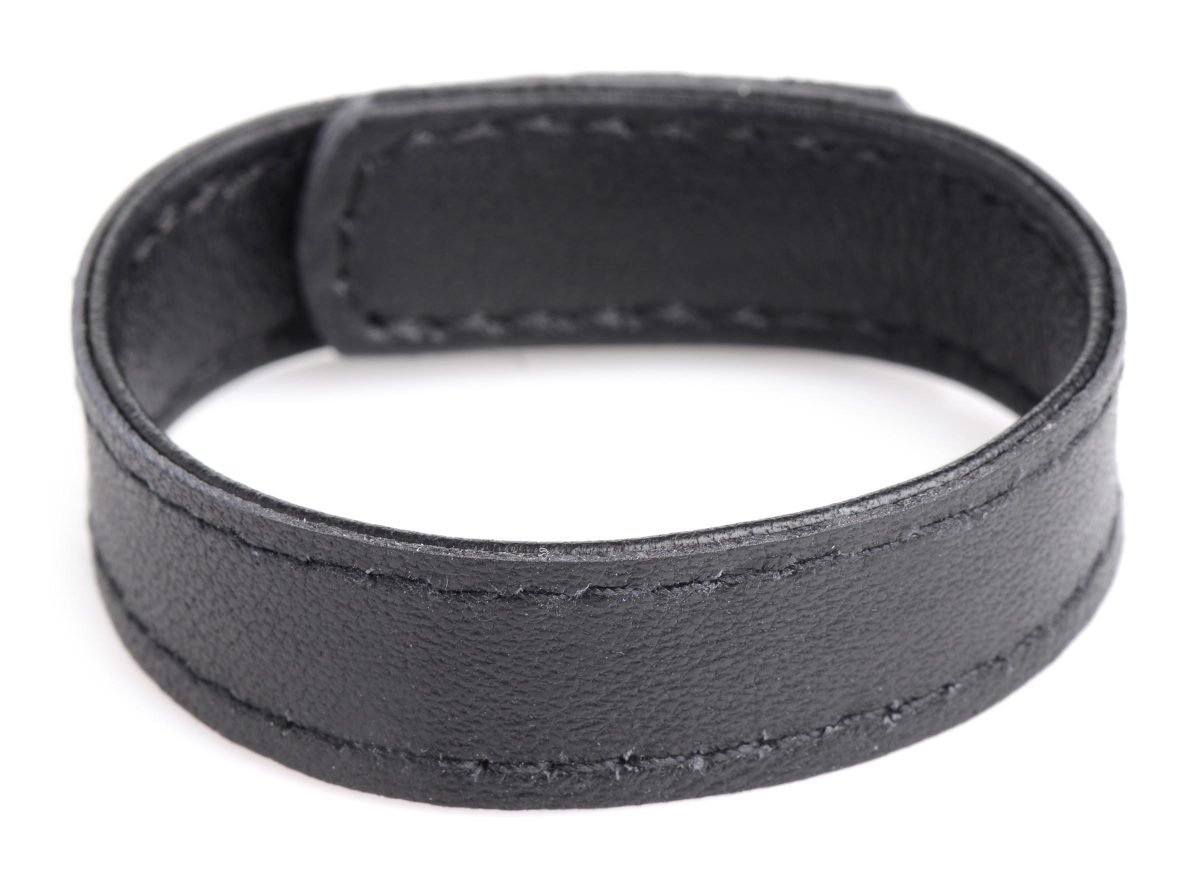 Leather and Velcro Cock Ring - Image 2
