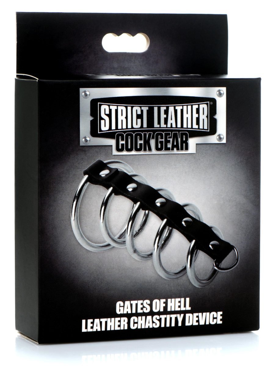 Gates of Hell Leather Chastity Device - Image 4