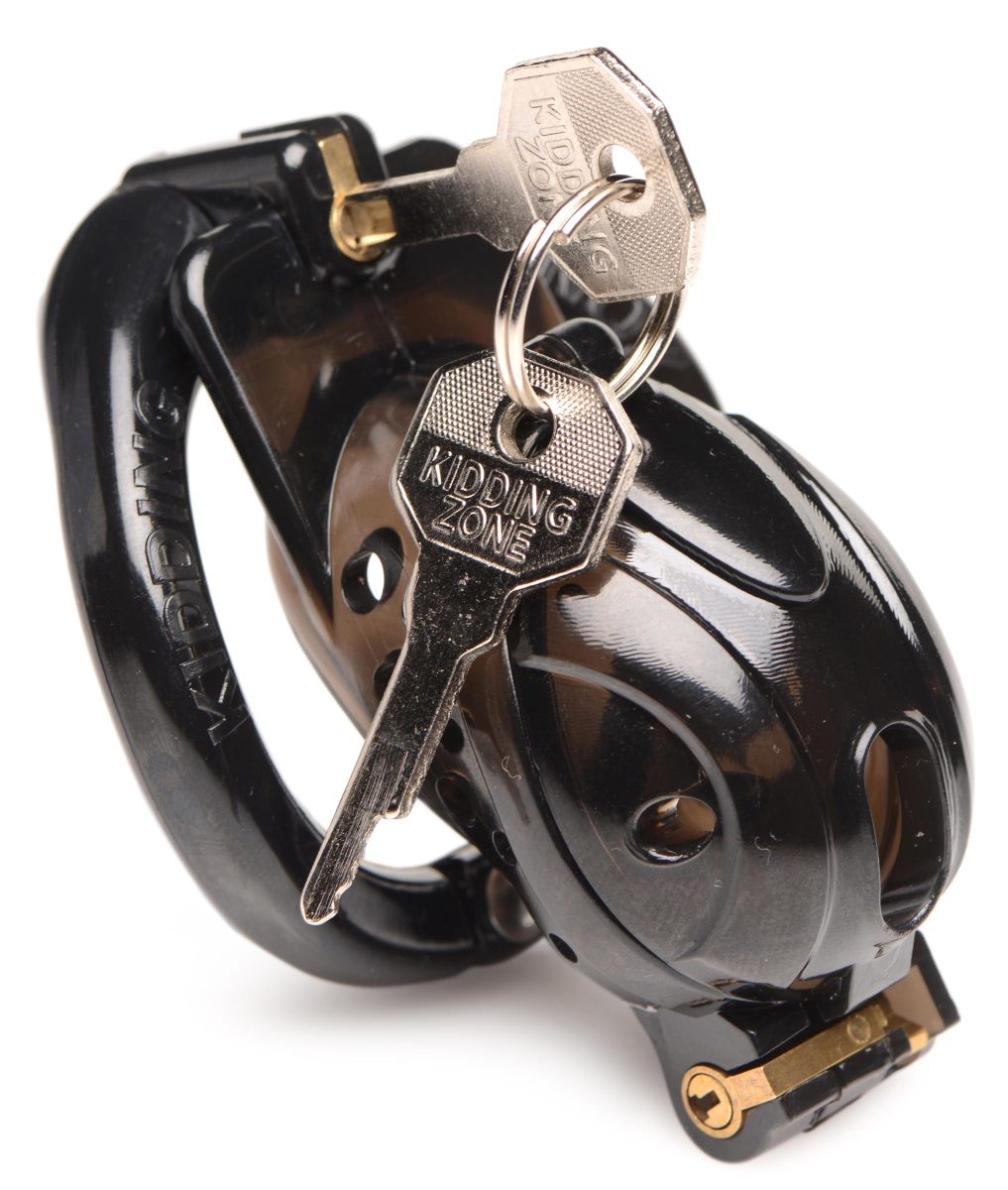 Lockdown Customizable Chastity Cage - Black - Image 3