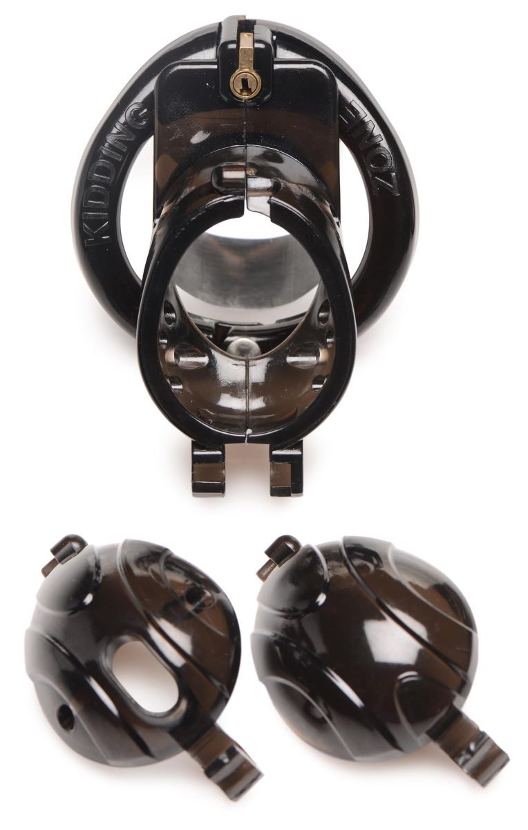 Lockdown Customizable Chastity Cage - Black - Image 7