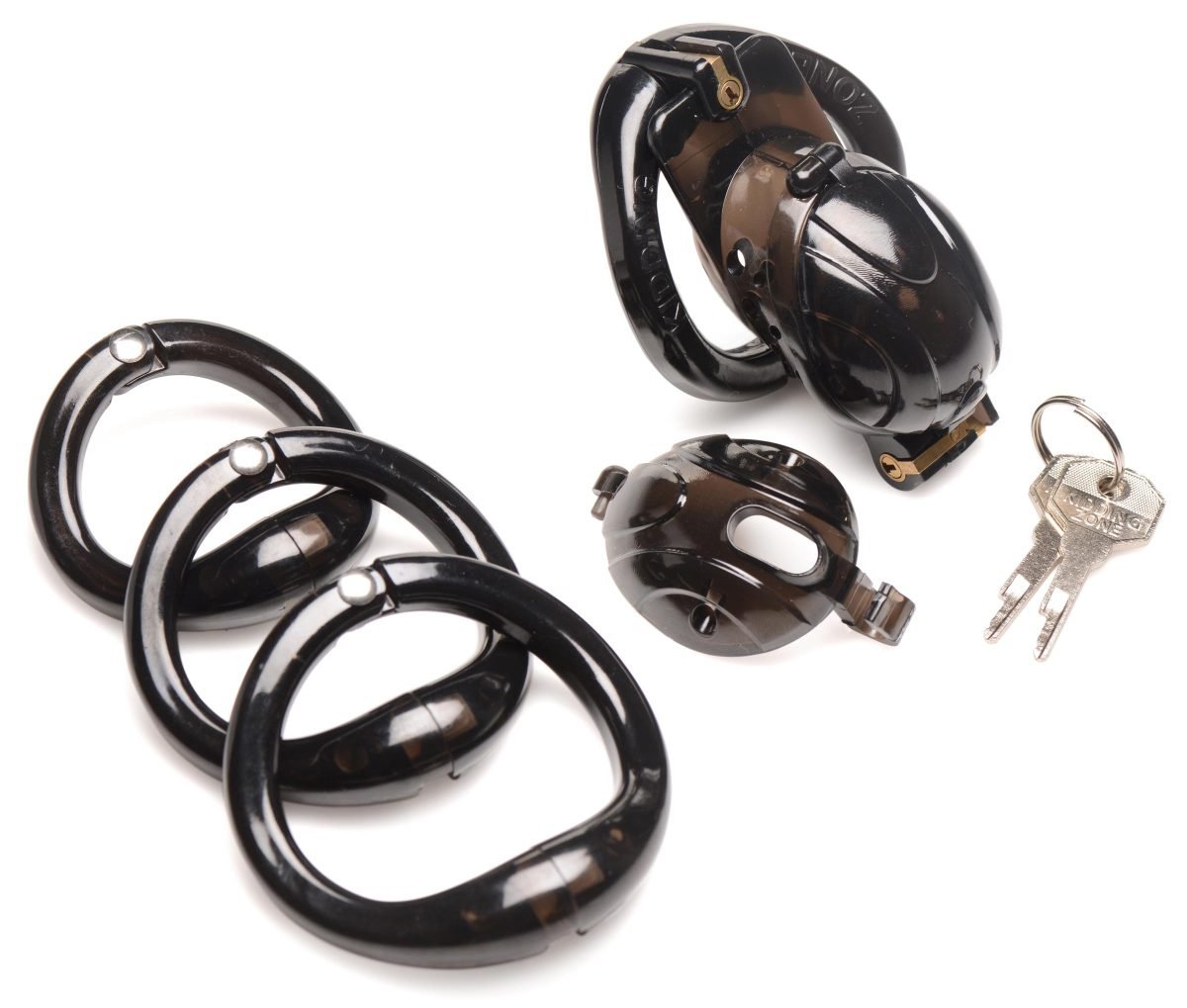 Lockdown Customizable Chastity Cage - Black - Image 6
