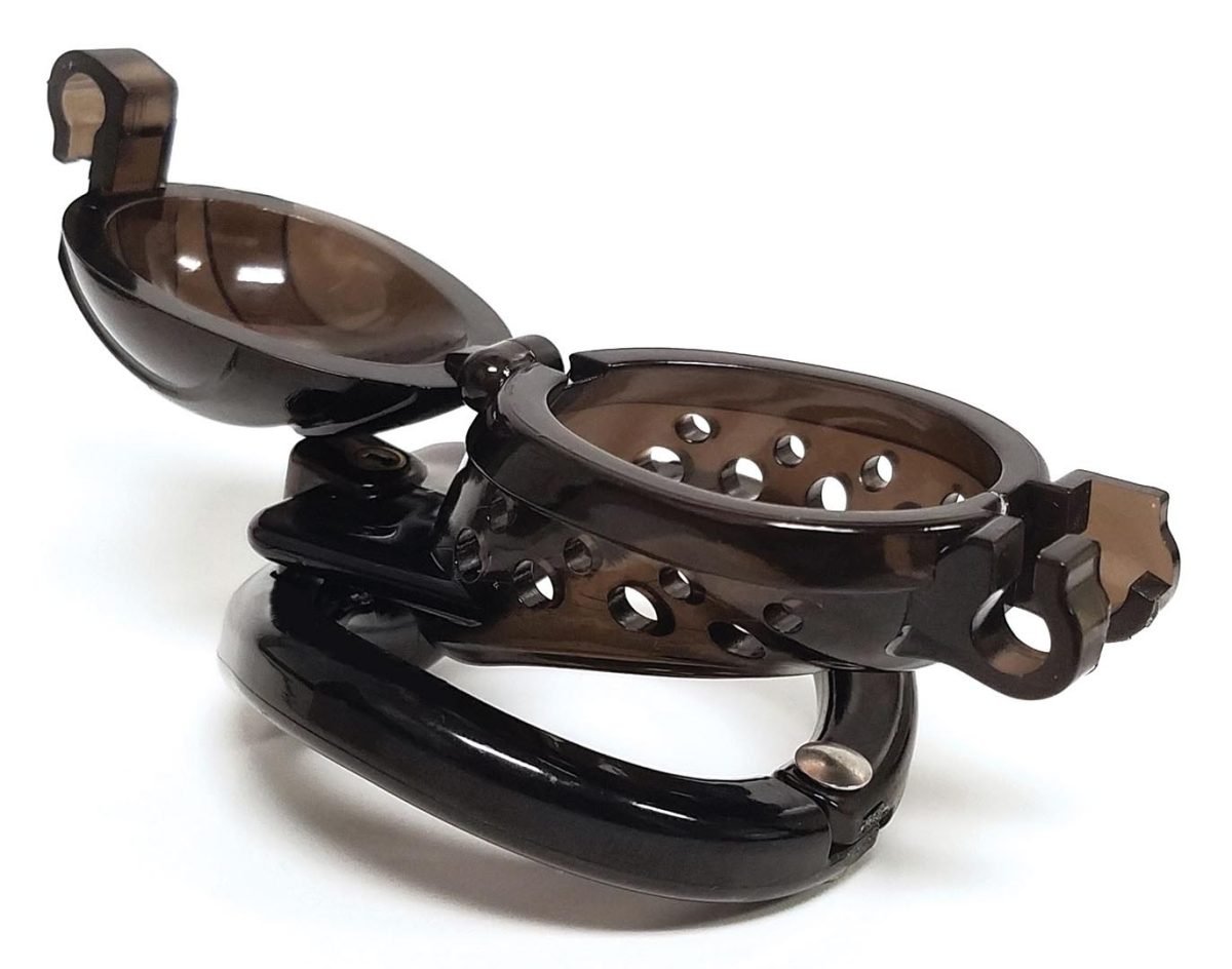 Lockdown Customizable Chastity Cage - Black - Image 8