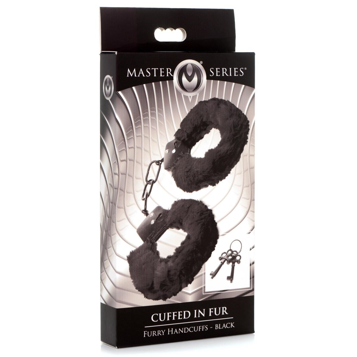 Cuffed In Fur Furry Handcuffs - Black - Image 5