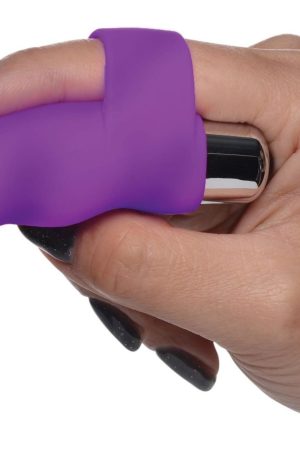 G-Thrill Silicone Finger Vibe - Purple