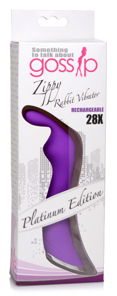 Zippy Silicone Rabbit Vibrator - Image 6