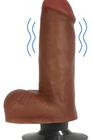 Jock Medium Vibrating Dildo with Balls - 6 Inch