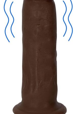 Jock Dark Vibrating Dildo - 7 Inch