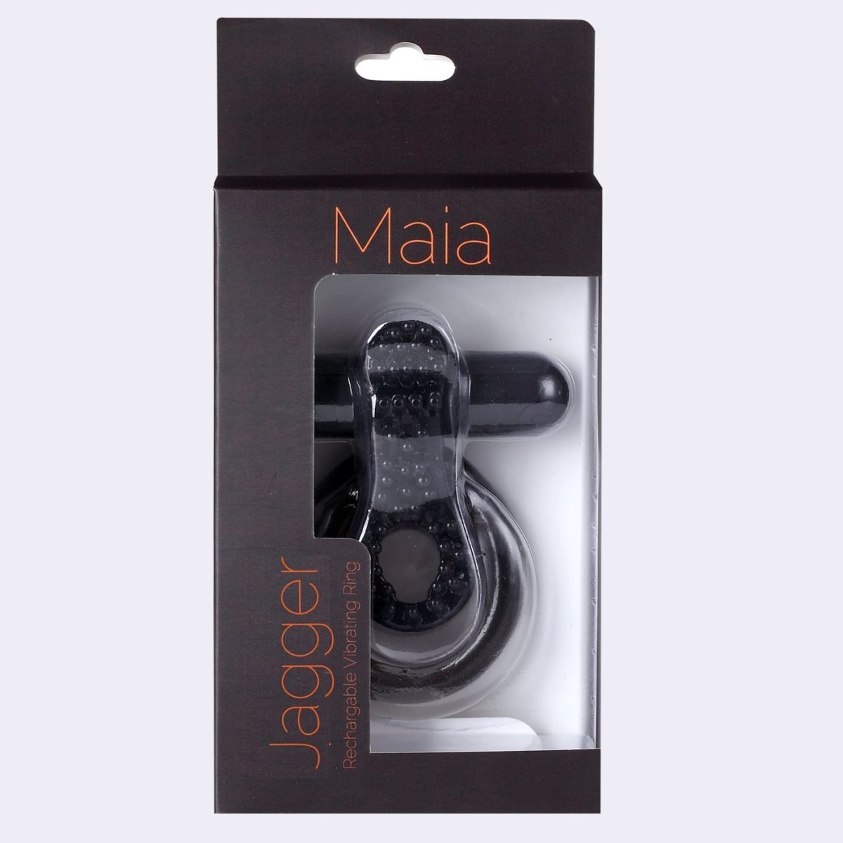 JAGGER RECHARGEABLE VIBRATING COCK RING BLACK SLEEVE - Image 4