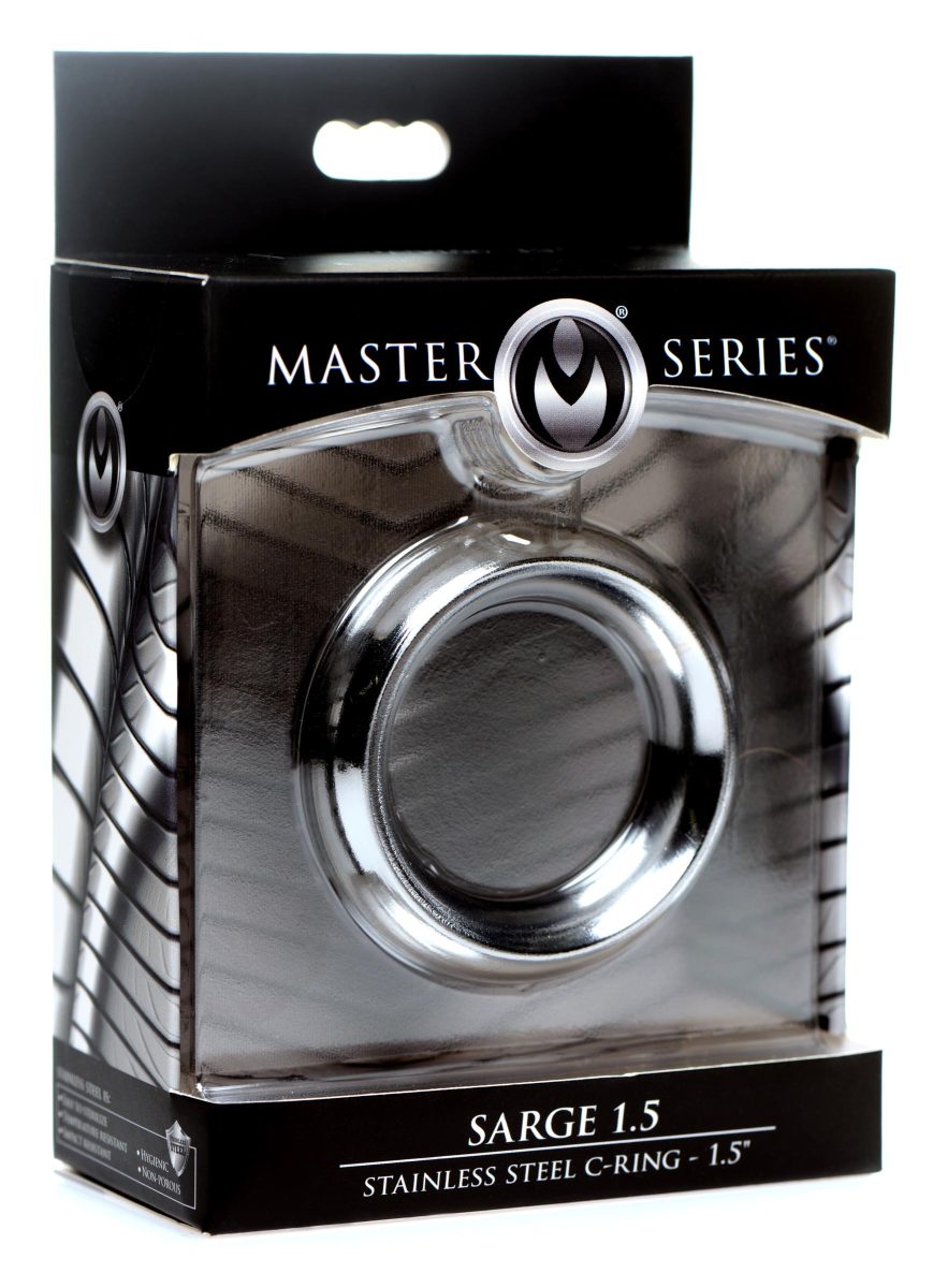 Stainless Steel Cock Ring - 1.5 Inches - Image 5