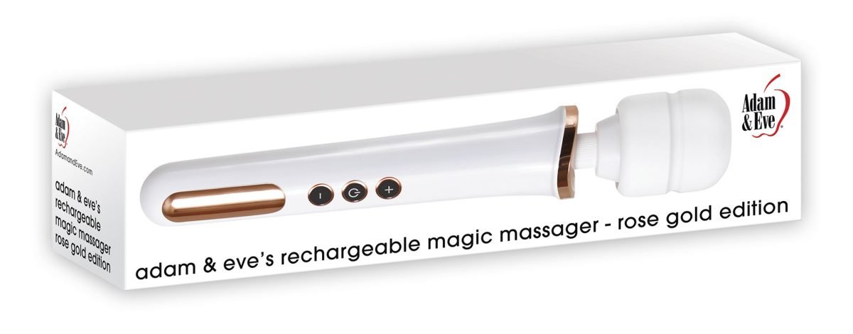 ADAM & EVE MAGIC MASSAGER RECHARGEABLE ROSE GOLD EDITION - Image 2
