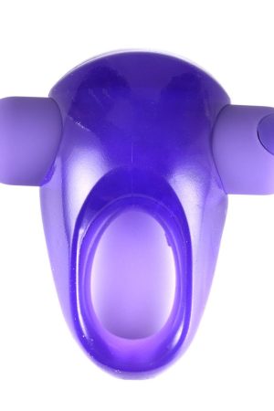 CASEY RECHARGEABLE VIBRATING ERECTION ENHANCER RING PURPLE