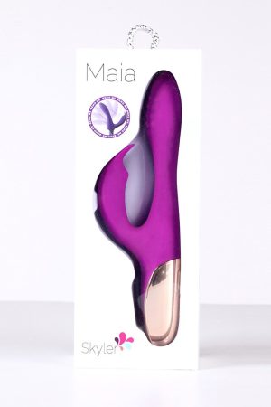 Skyler Silicone Bendable Purple Rabbit
