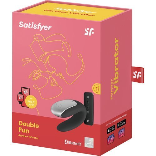 SATISFYER DOUBLE FUN BLACK (NET) - Image 5