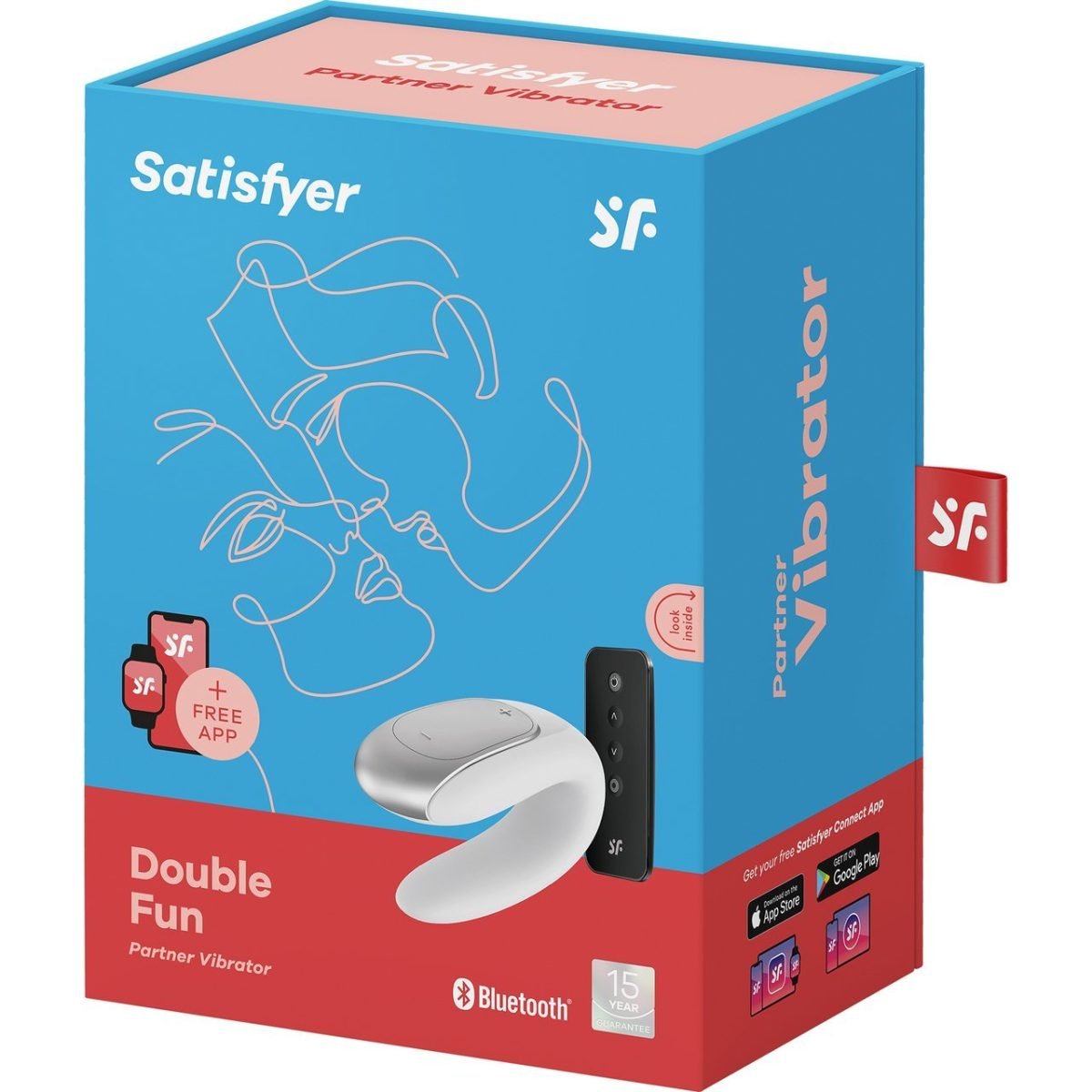 SATISFYER DOUBLE FUN WHITE (NET) - Image 4
