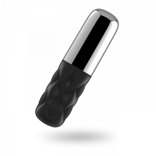 SATISFYER MINI SPARKLING DARLING BLACK/CHROME (NET) - Image 2