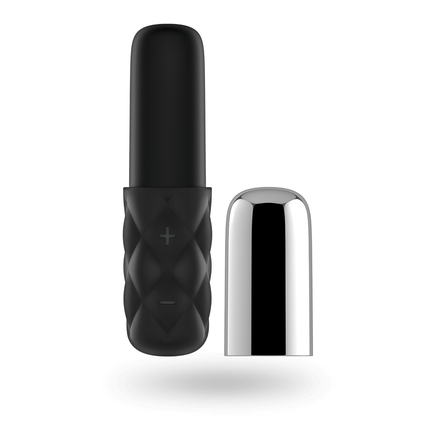 SATISFYER MINI SPARKLING DARLING BLACK/CHROME (NET) - Image 3
