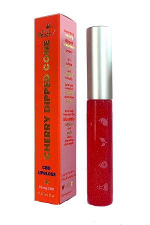 Privy Peach Cherry Dipped Cone CBD Lip Gloss 11ml