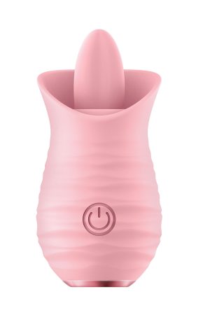 Luv Inc Tongue Flickering Vibrator - Pink