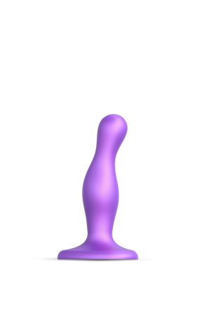 Strap-On-Me Curvy Plug Dil Metallic Purple - Small