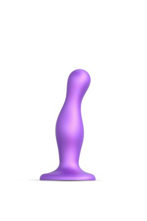 Strap-On-Me Curvy Plug Dil Metallic Purple - Medium