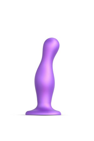 Strap-On-Me Curvy Plug Dil Metallic Purple - Large