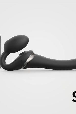 Strap-On-Me Multi-Orgasm Small Bendable Strap-On - Black