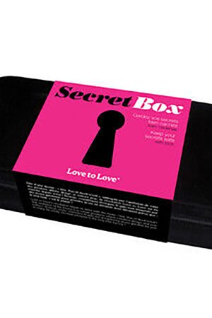 Love to Love Secret Black Velvet Lock Box