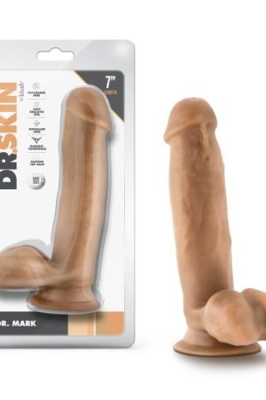 Dr. Skin Dr. Mark 7in Dildo W/ Balls Tan