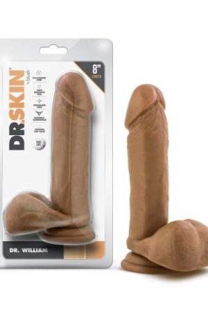 Dr. Skin Dr. William 8in Dildo W/ Balls Tan