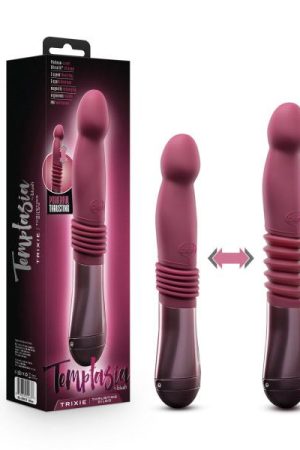 Temptasia Trixie Thrusting Dildo Wine