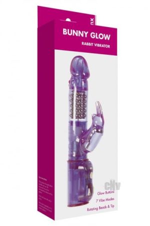 Minx Glow Bunny Rabbit Vibrator Purp Os