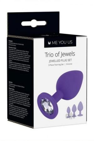 Me You Us Trio Of Jewels Purple