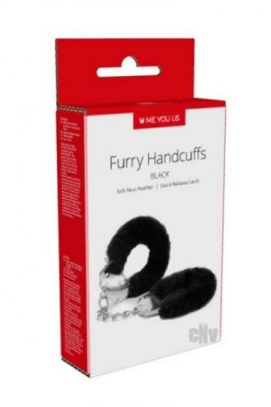 Myu Furry Handcuffs Black