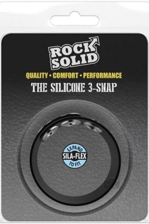 Rock Solid The Silicone 3 Snap Black