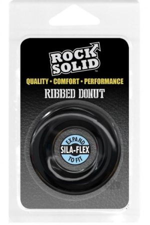 Rock Solid Ribbed Donut Black