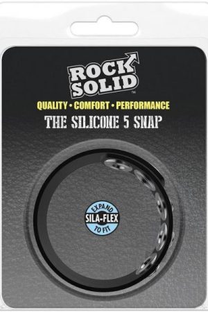Rock Solid The Silicone 5 Snap Black