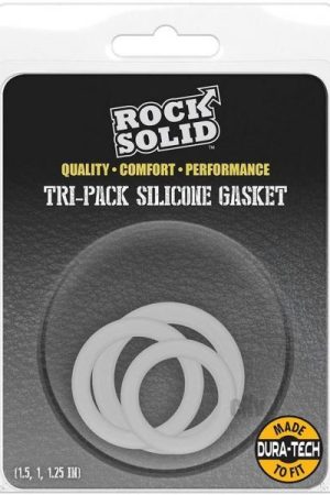 Rock Solid Tri Pk Silicone Gasket White