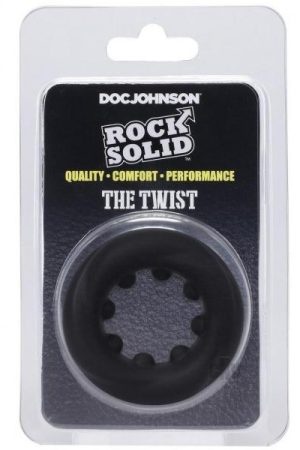Rock Solid The Twist C Ring Black