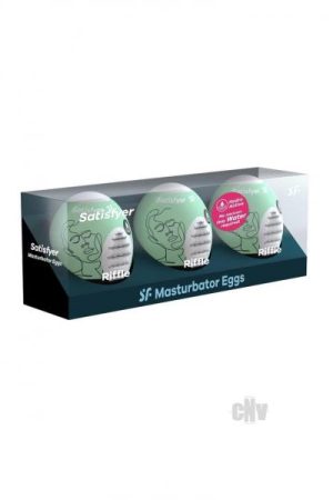 Satisfyer Masturbator Egg 3er Set Riffle