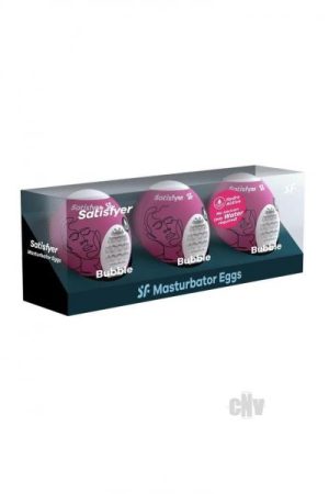Satisfyer Masturbator Egg 3er Set Bubble