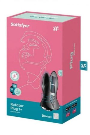 Satisfyer Rotator Plug 1 Plus Black