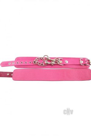 Rouge Plain Ankle Cuffs Pink