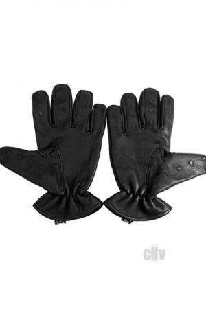 Rouge Vampire Gloves Black Large