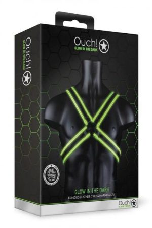 Ouch Cross Harness Gitd S/m