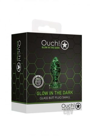 Ouch Glass Butt Plug Gitd Sm
