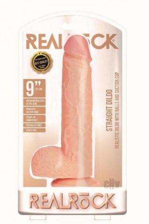 Realrock Straight W/balls 9 Vanilla